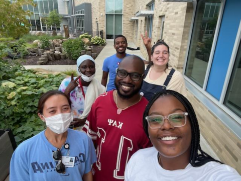 Kenan Urban Primary Care Scholars at the Inter-Faith Food Shuttle Farm