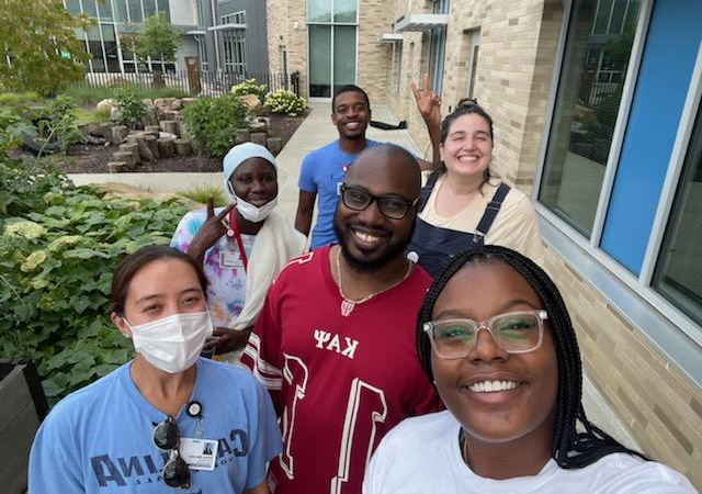 Kenan Urban Primary Care Scholars at the Interfaith Food Shuttle Farm