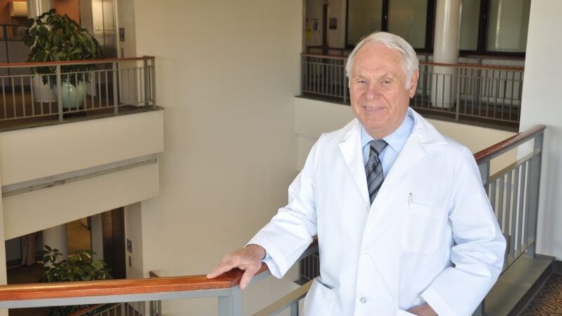 Photo of Dr. Joseph Pagano at UNC Lineberger Comprehensive Cancer Center