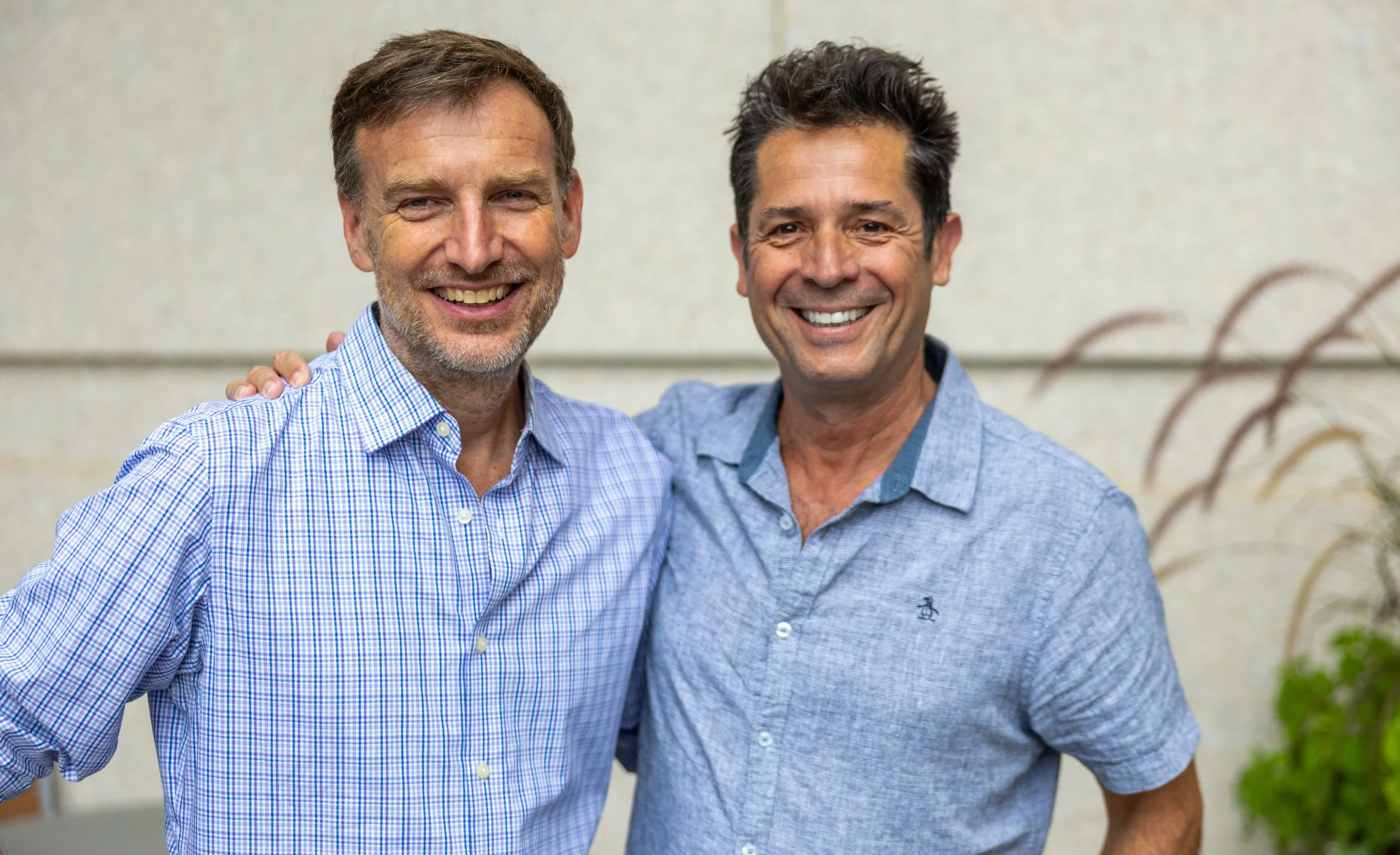 Two UNC Health Foundation donors pose for a photo