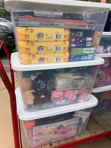 Donations accumulated by the Ward family.