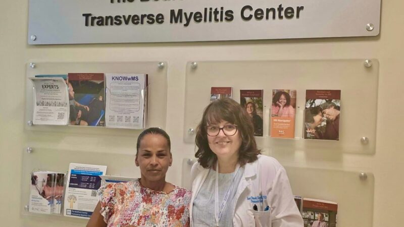 Mary Locklear presenting a check to Dr. Irena Dujmovic Basuroski.