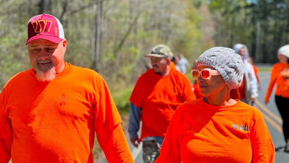 Members of the Locklear family during their annual charity walk