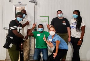 Kenan Urban Primary Care Scholars at the Food Bank of Central and Eastern NC