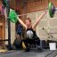 Jennifer Kroll lifting at home