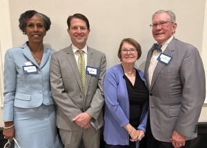 Group photo of Genevieve Neal-Perry, Jeffrey Stringer, Katchy Clarke-Pearson and Dan Clarke-Pearson