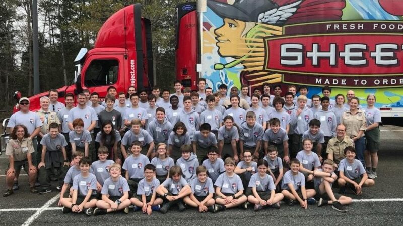 Scouts from Chapel Hill's Troop 39